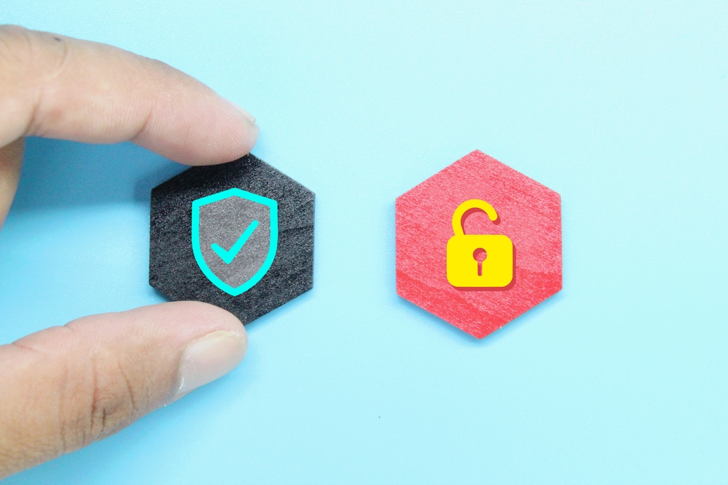 hexagon-with-security